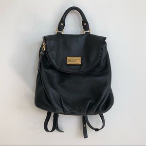 Marc Jacobs Black leather backpack